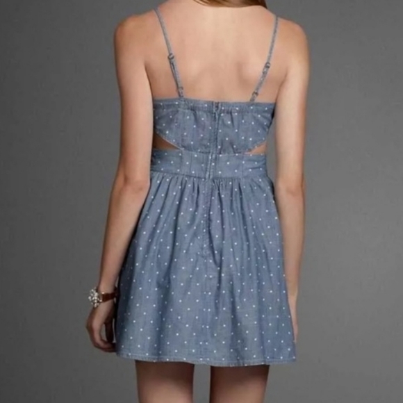 Abercrombie & Fitch Denim Blue Mini Dress - Picture 2 of 7
